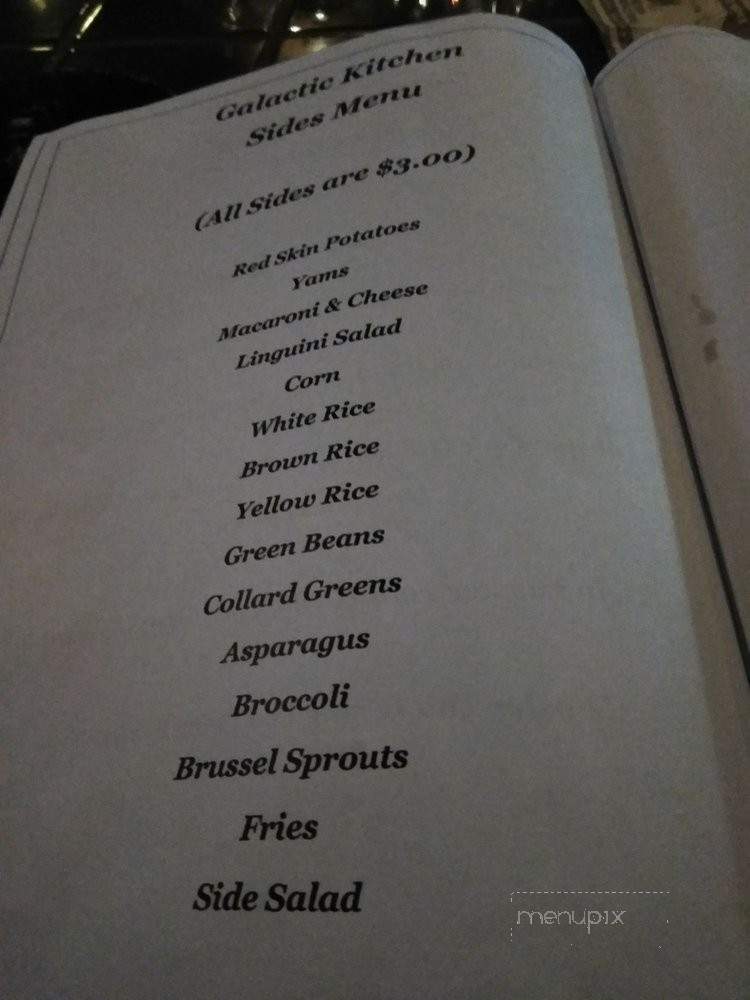 Galaxy Lounge & Entertainment Center - Pittsburgh, PA menu_pic