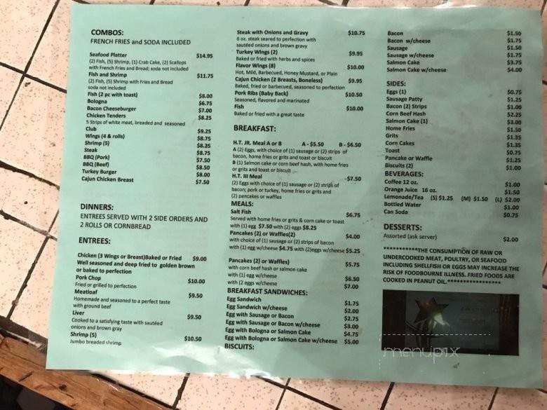 kitchen table richmond menu