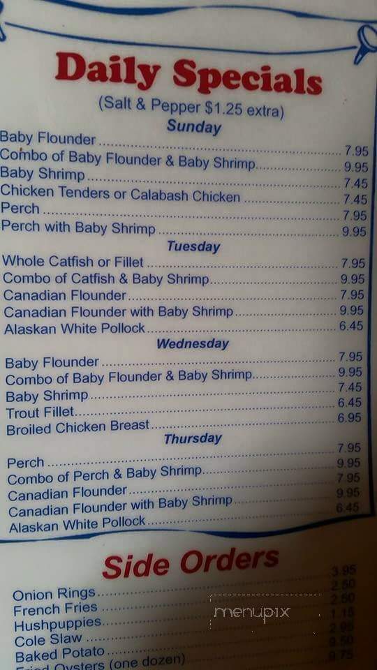 Fisherman's Feast - Shelby, NC menu_pic
