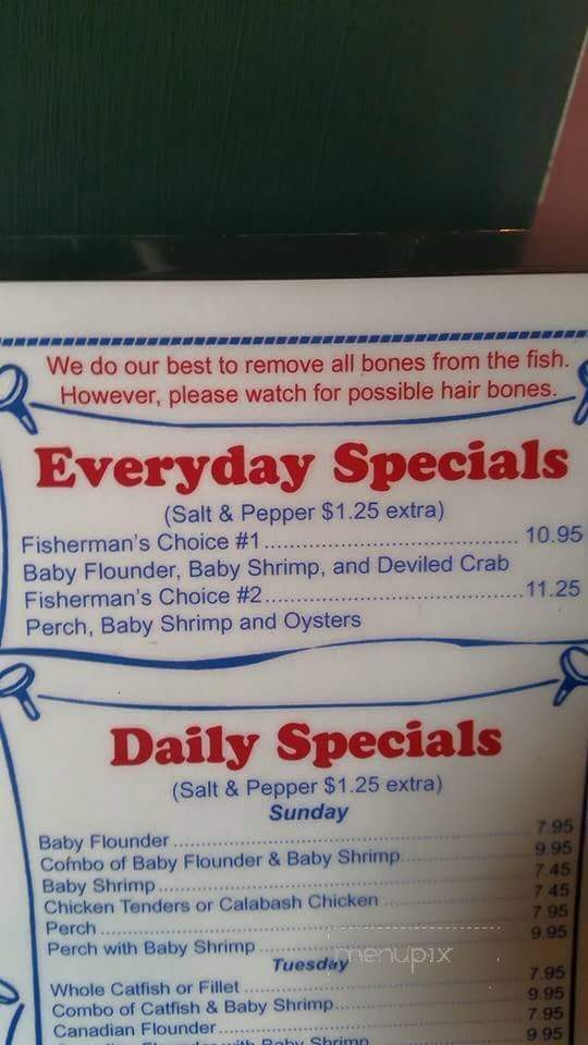 Fisherman's Feast - Shelby, NC menu_pic