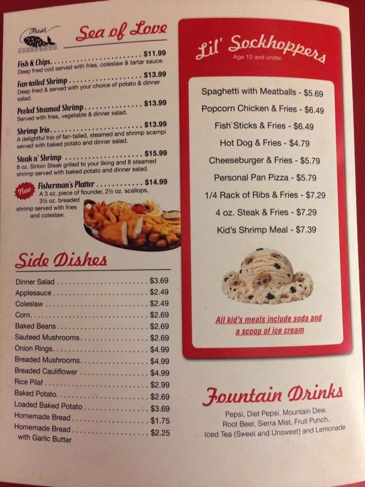 Harshbarger's Sub N' Malt - McVeytown, PA menu_pic