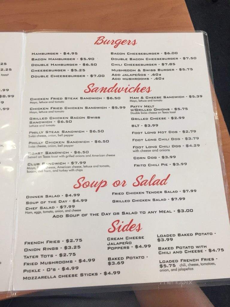 Wright's Family Diner - Marlow, OK menu_pic