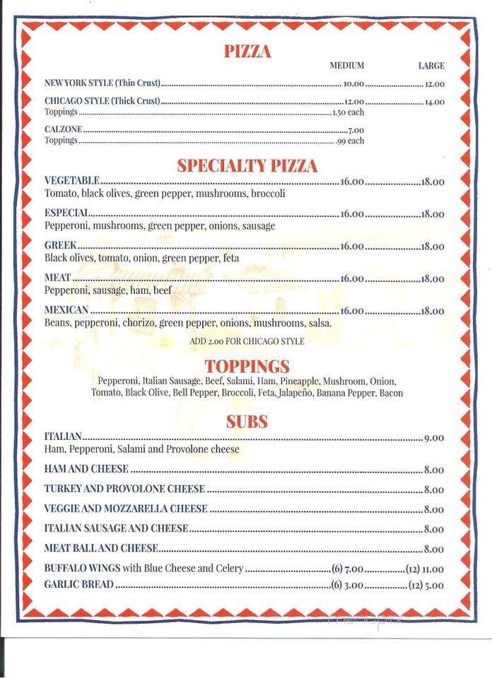 Mi Tierrita - Okatie, SC menu_pic