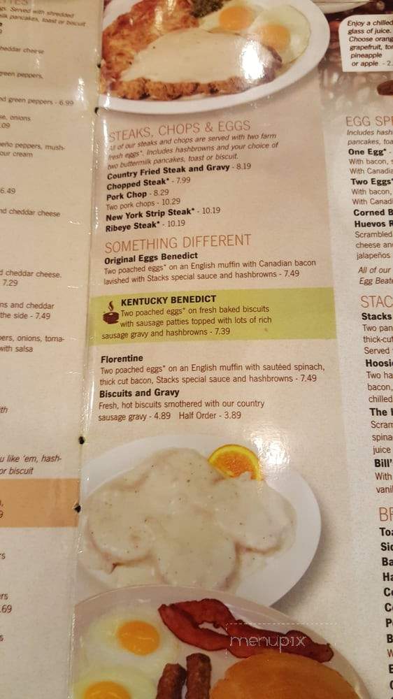 Stacks Pancake House - New Castle, IN menu_pic