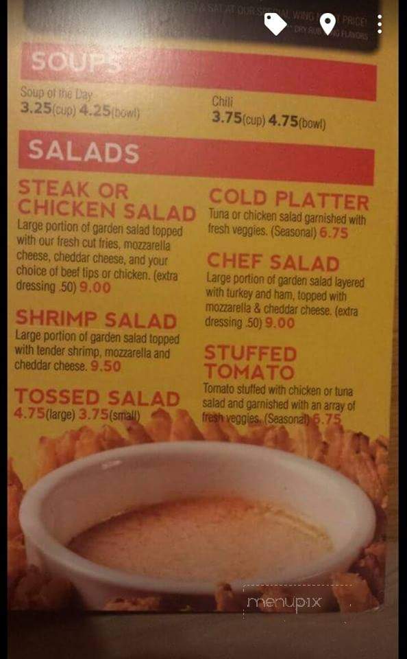 Flight Deck - Reynoldsville, PA menu_pic