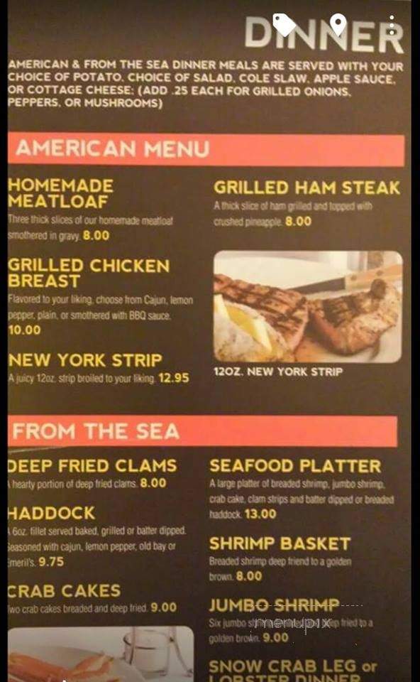 Flight Deck - Reynoldsville, PA menu_pic