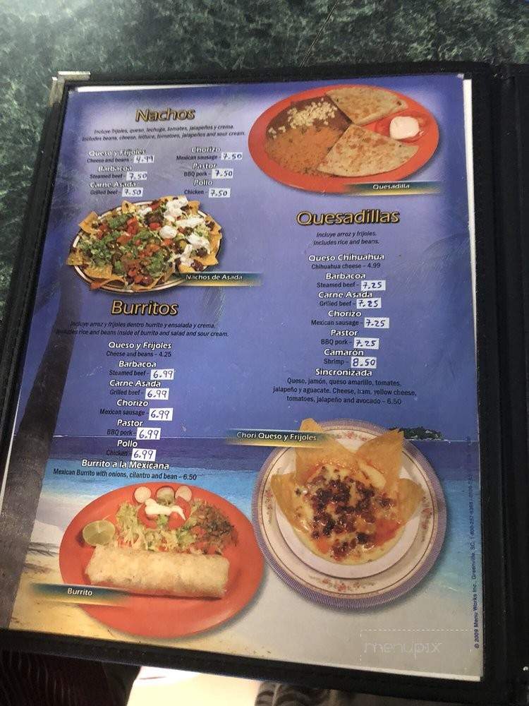 La Estrella - Cayce, SC menu_pic