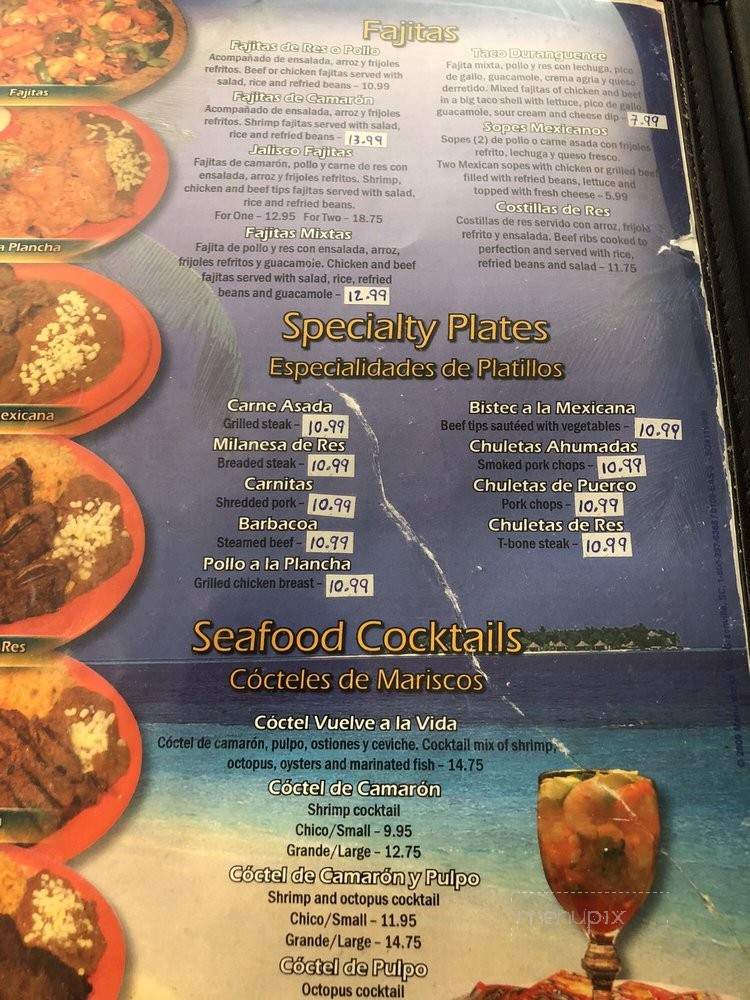 La Estrella - Cayce, SC menu_pic
