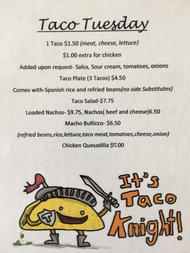Mueth's Tavern - Smithton, IL menu_pic
