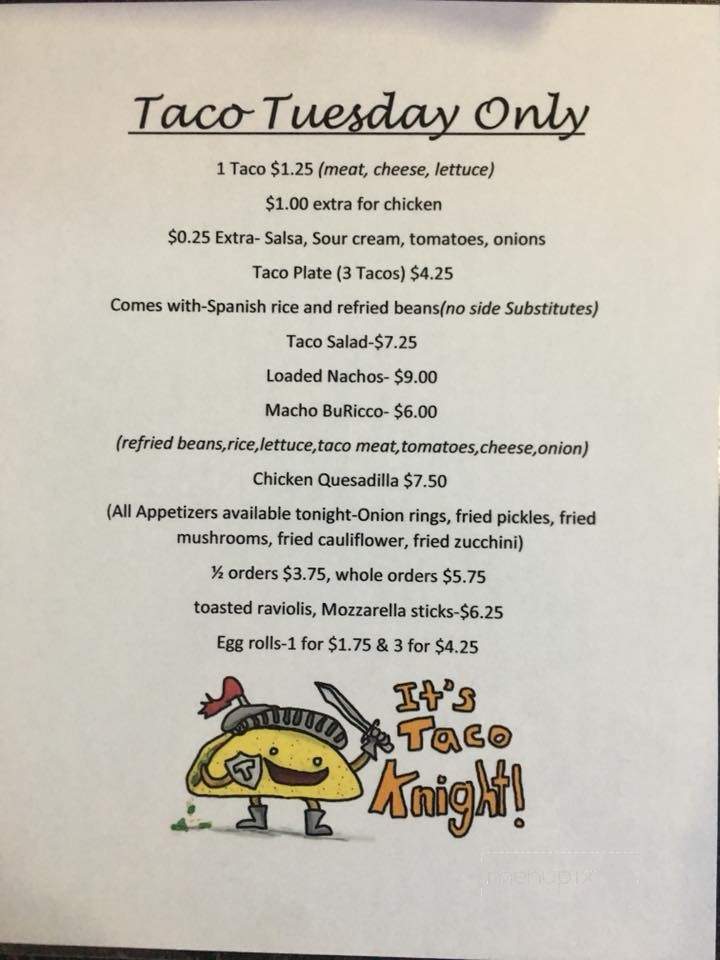 Mueth's Tavern - Smithton, IL menu_pic