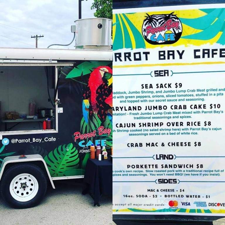 Parrot Bay Cafe - Johnstown, PA menu_pic