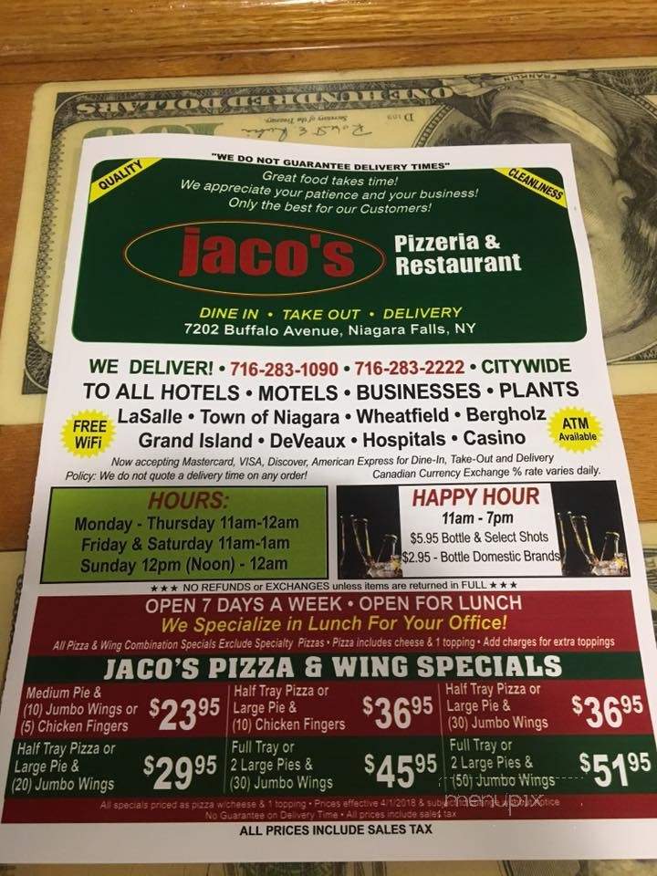 /3220603/Jacos-Pizzeria-Niagara-Falls-NY - Niagara Falls, NY