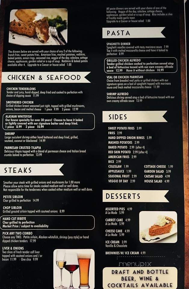 Harold's Place - Brooklyn, MI menu_pic