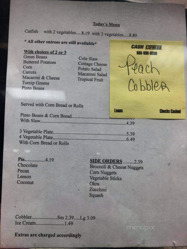 Oh Henry's - Rogersville, TN menu_pic