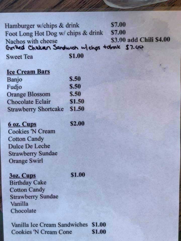 Oh Henry's - Rogersville, TN menu_pic