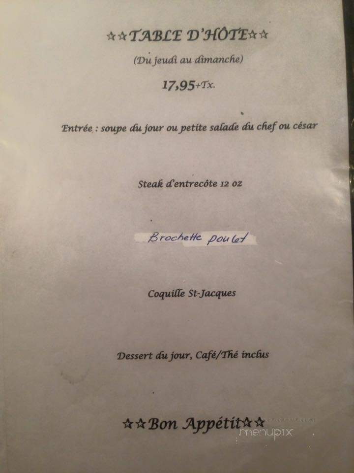 Restaurant Pizzeria Dino - Rawdon, QC menu_pic