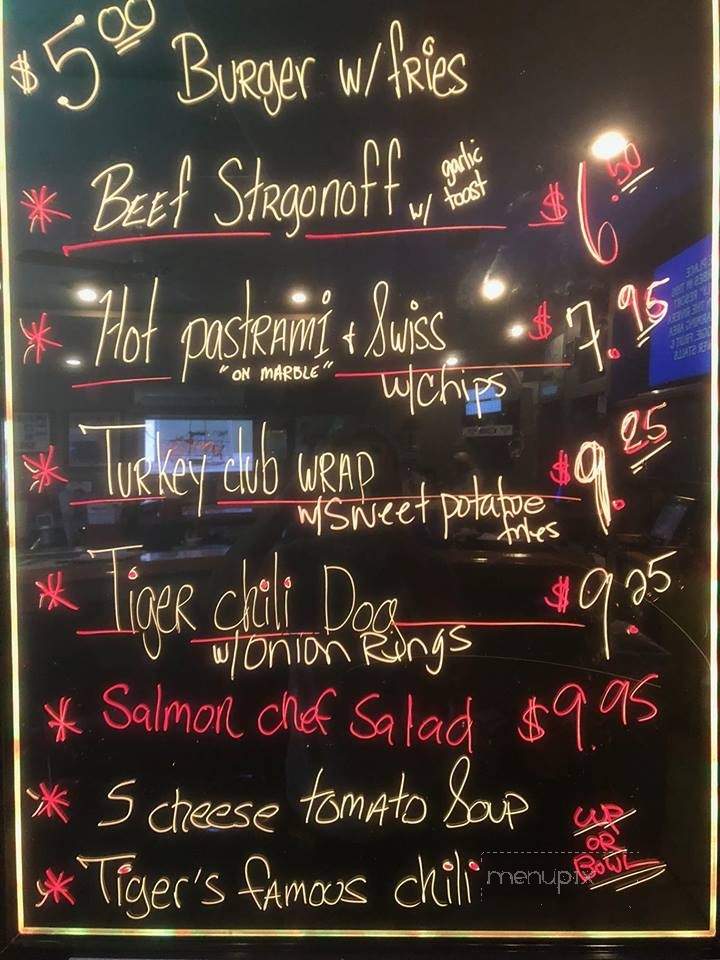 Tiger Tom's - Omaha, NE menu_pic