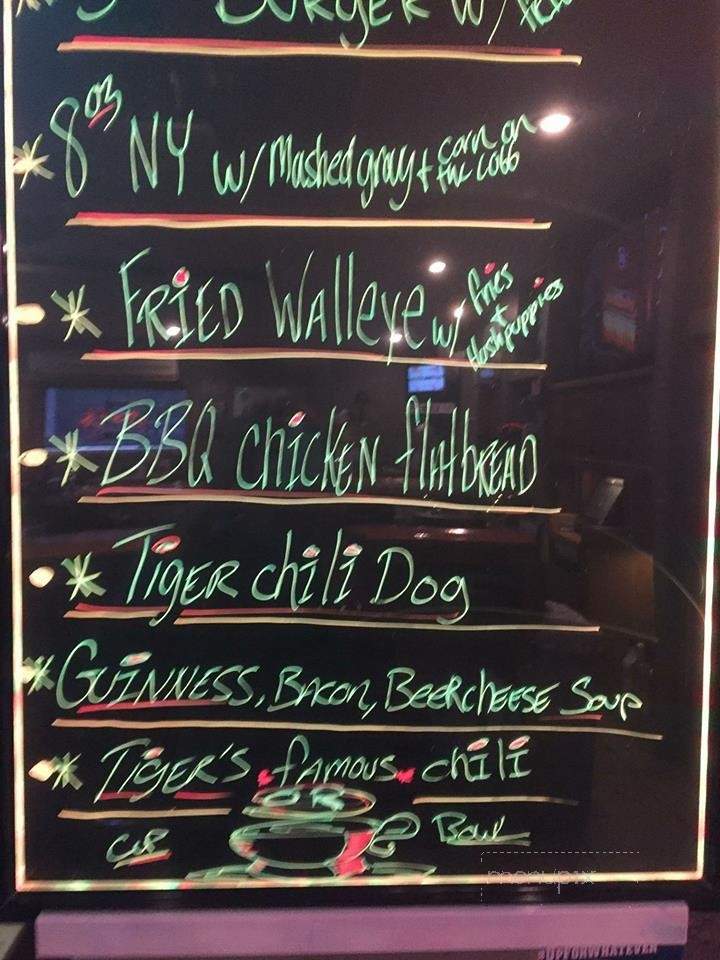 Tiger Tom's - Omaha, NE menu_pic
