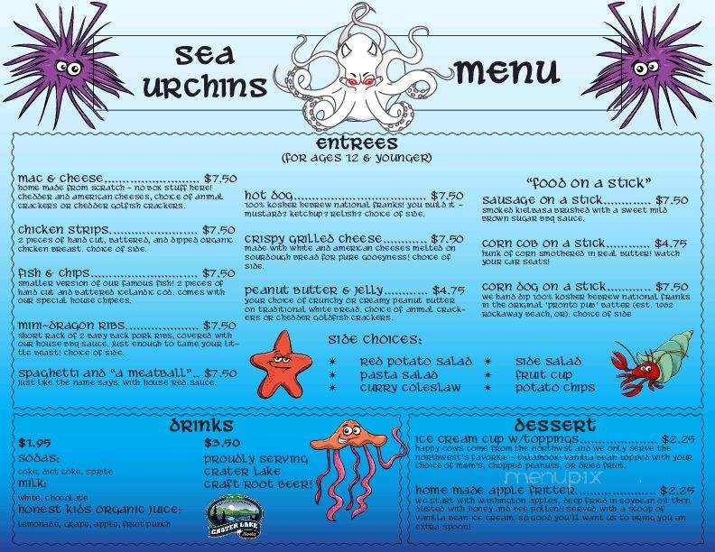 Swim Deck - Port Orchard, WA menu_pic