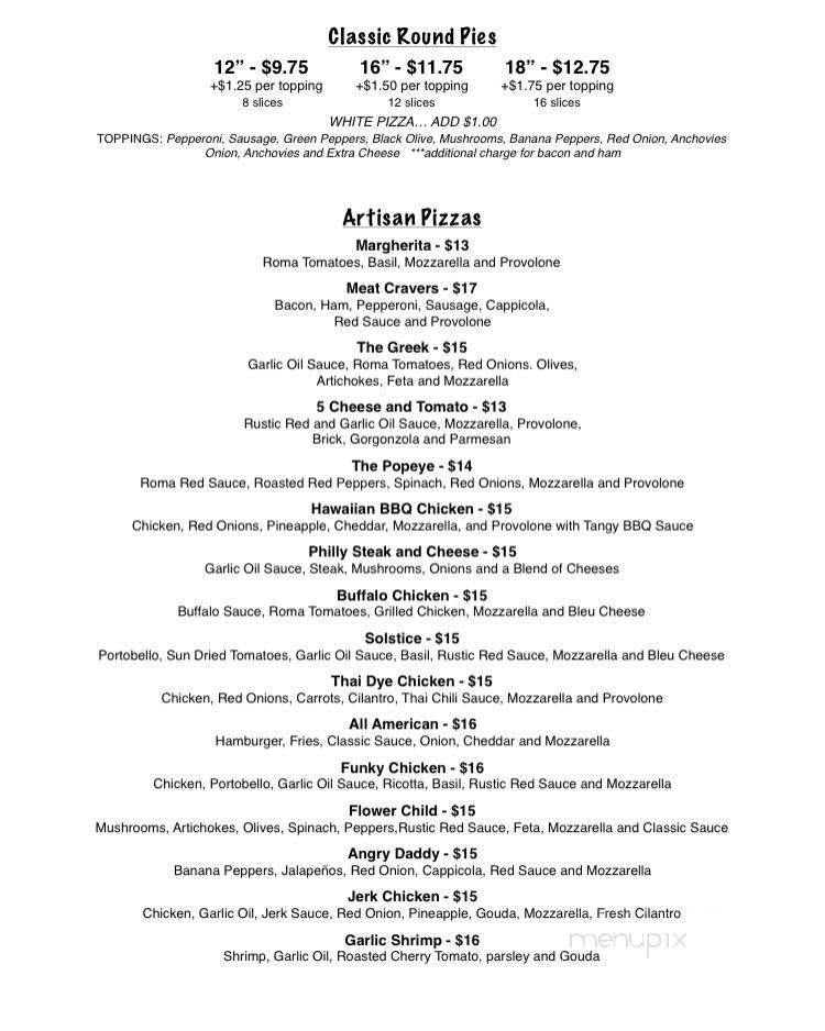 Fat Daddy's Place - Ligonier, PA menu_pic