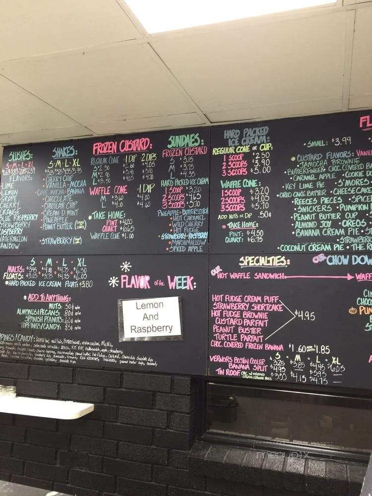 Custard Hut - Dearborn Heights, MI menu_pic