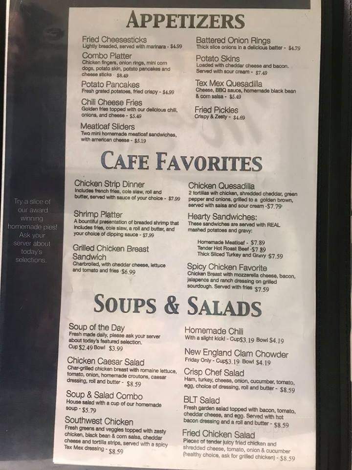 Michelle's Cafe - Lagrange, OH menu_pic