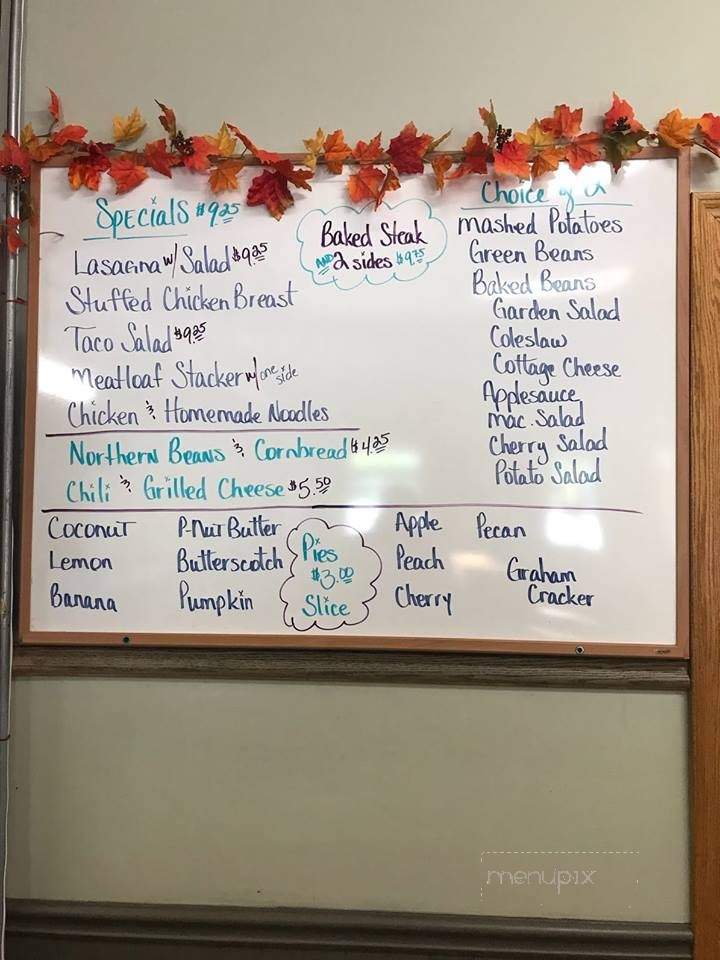 Millie's Restaurant - Middleport, OH menu_pic