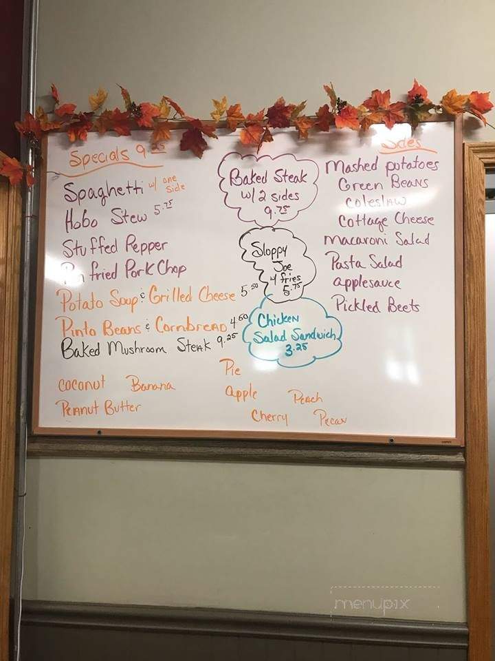 Millie's Restaurant - Middleport, OH menu_pic