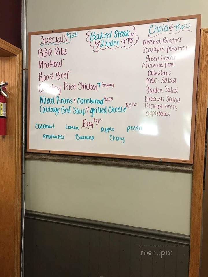 Millie's Restaurant - Middleport, OH menu_pic