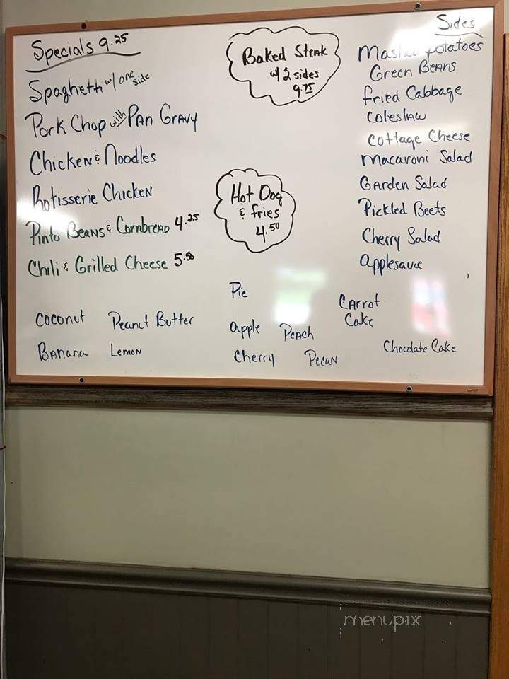 Millie's Restaurant - Middleport, OH menu_pic