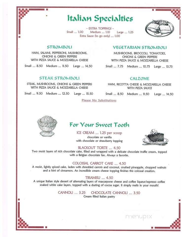Leonardo's Restaurant - Franklin, PA menu_pic