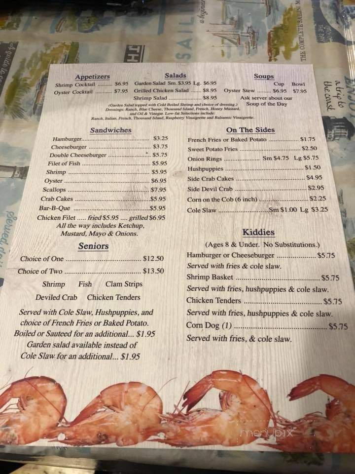 Big E's Country Buffet and Seafood - Longs, SC menu_pic