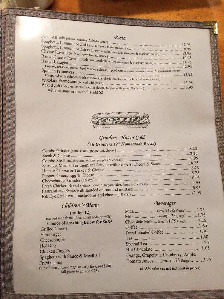 Nick's Country Kitchen - Bethlehem, CT menu_pic