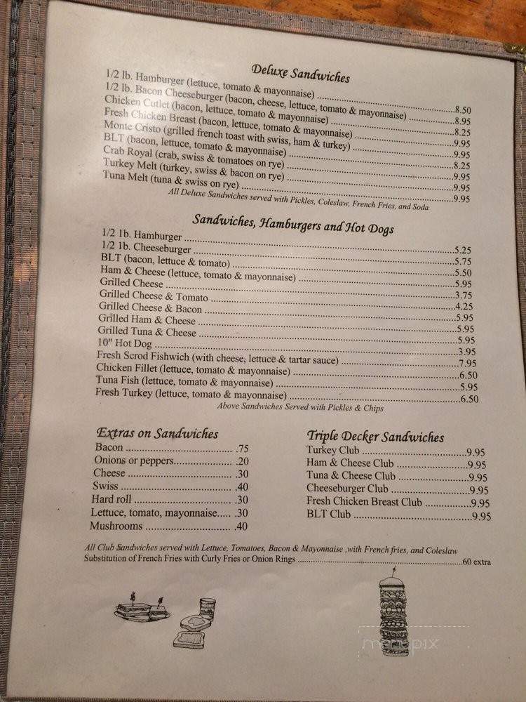 Nick's Country Kitchen - Bethlehem, CT menu_pic