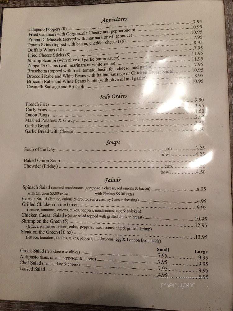 Nick's Country Kitchen - Bethlehem, CT menu_pic