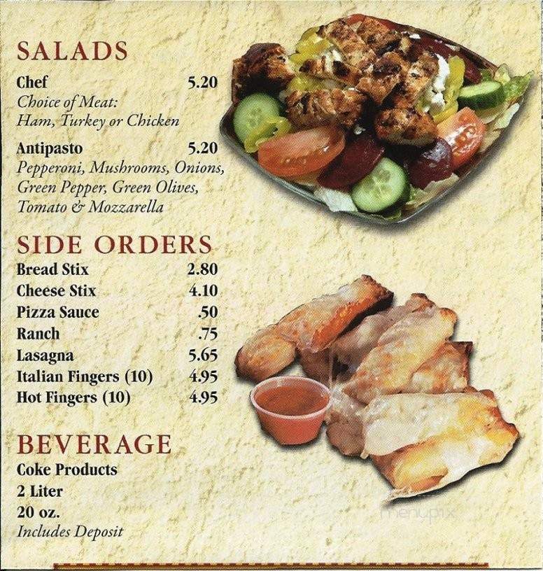 Main Street Pizza - St Johns, MI menu_pic