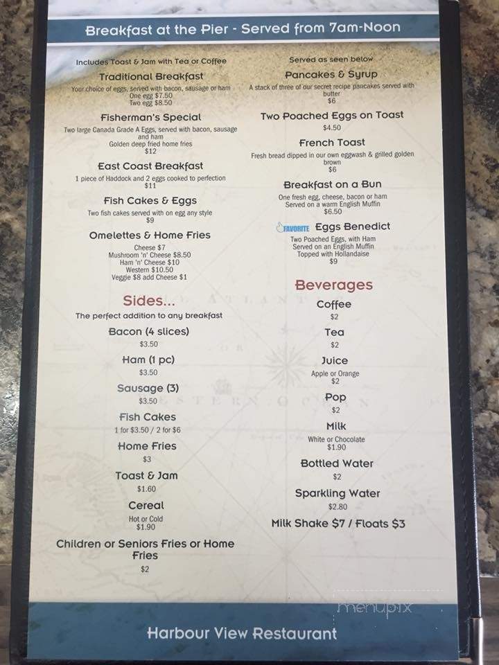 Harbour View Restaurant - Parrsboro, NS menu_pic
