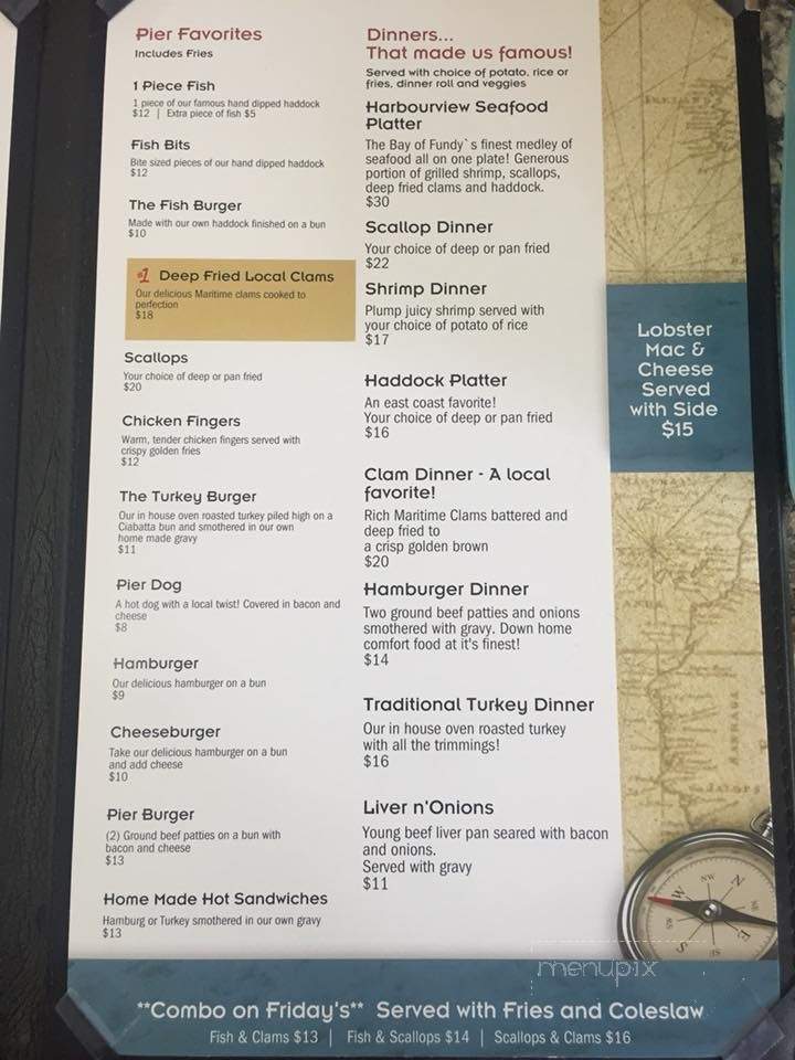 Harbour View Restaurant - Parrsboro, NS menu_pic