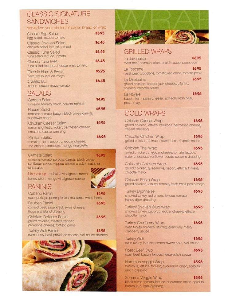 Hot Rize Bagel Cafe - Merrimack, NH menu_pic