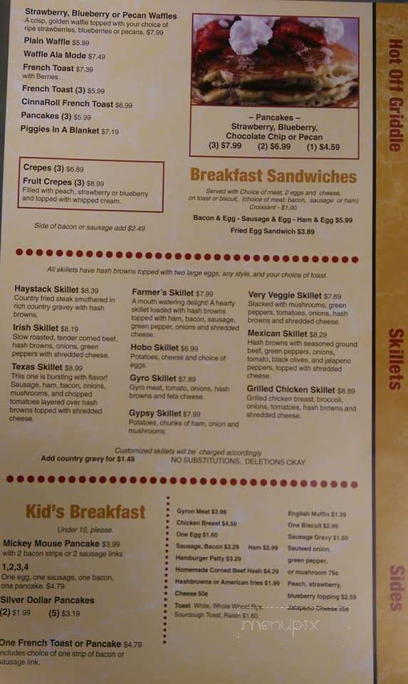 Woody's Family Restaurant - El Paso, IL menu_pic