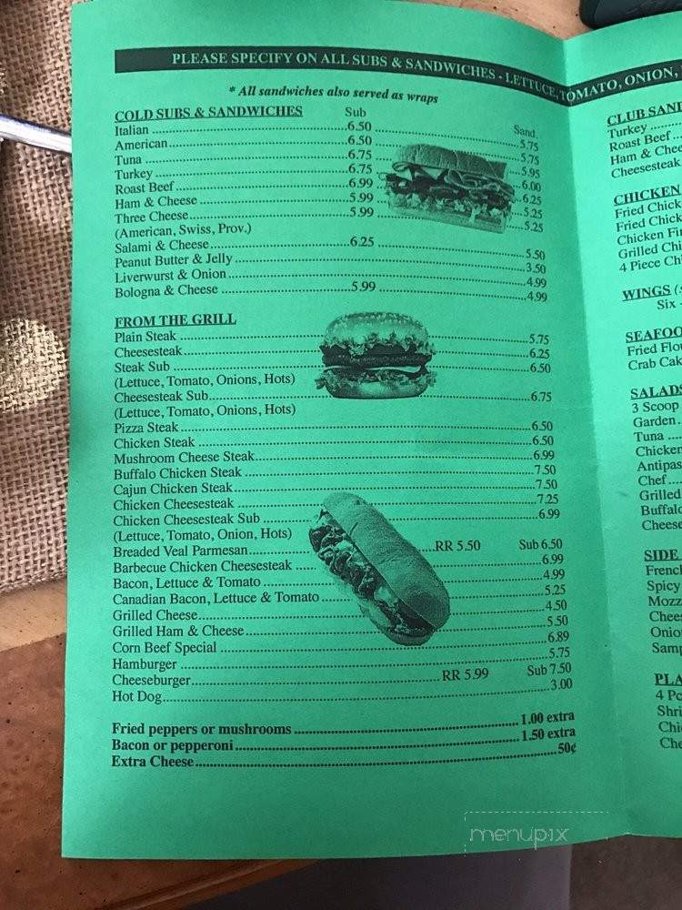 Stoc-Up Food & Market - Hammonton, NJ menu_pic