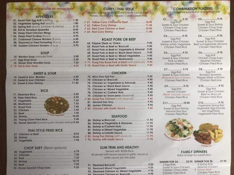 Blessing Eatery - Brantford, ON menu_pic