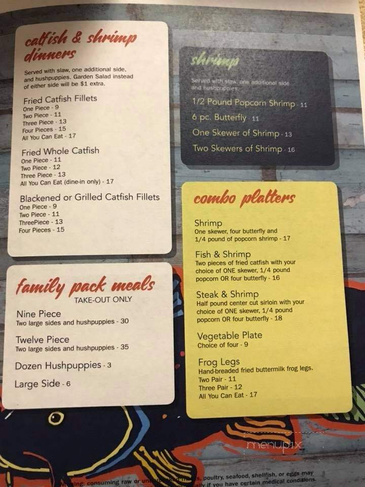 Catfish Country - Hernando, MS menu_pic