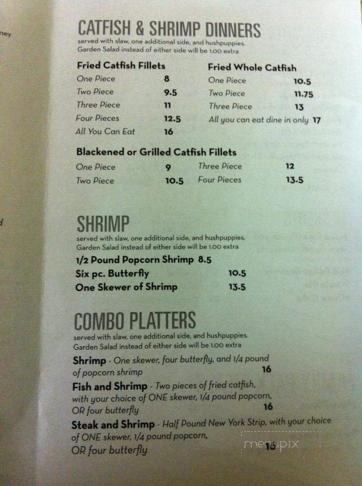 Catfish Country - Hernando, MS menu_pic