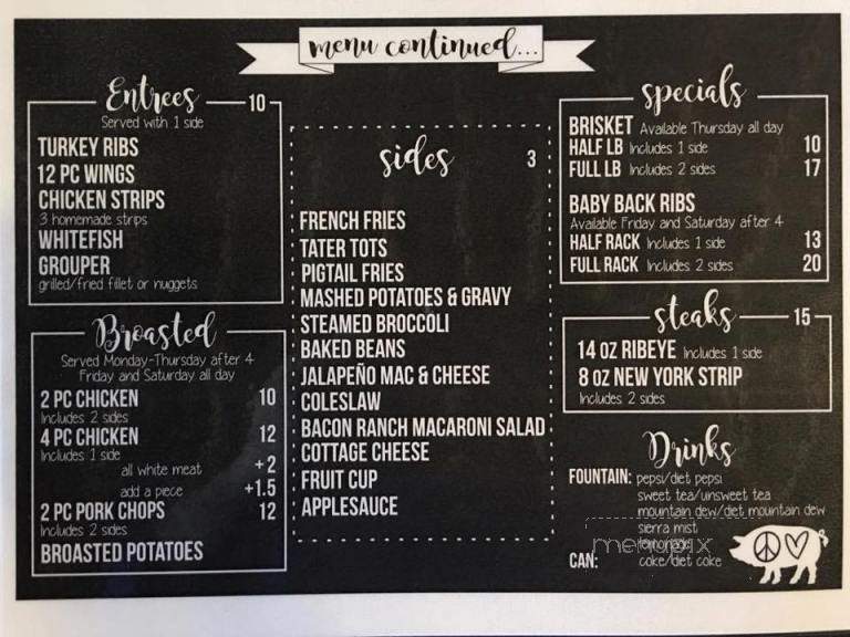 Club 14 - Peru, IN menu_pic