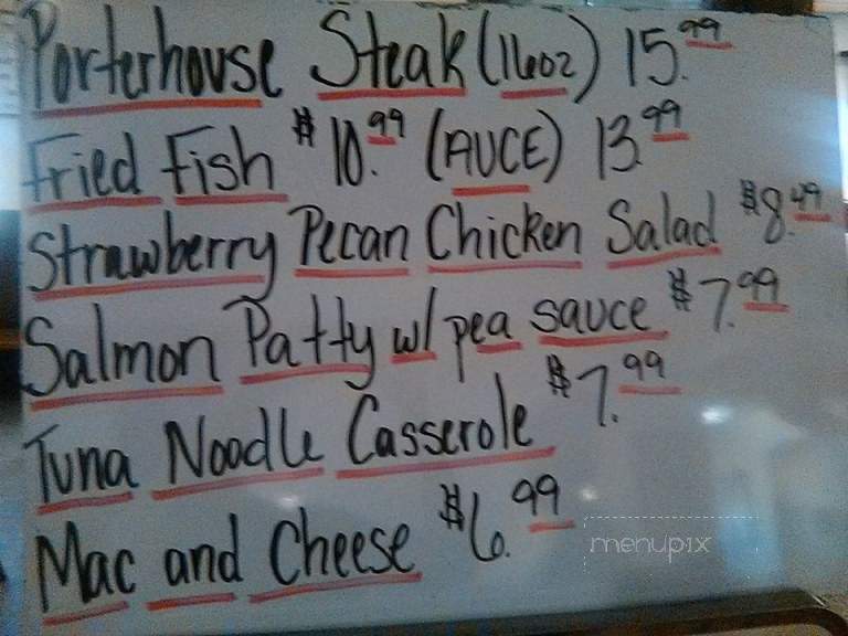 Napoleon Cafe - Napoleon, MI menu_pic