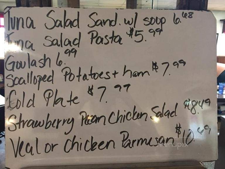 Napoleon Cafe - Napoleon, MI menu_pic
