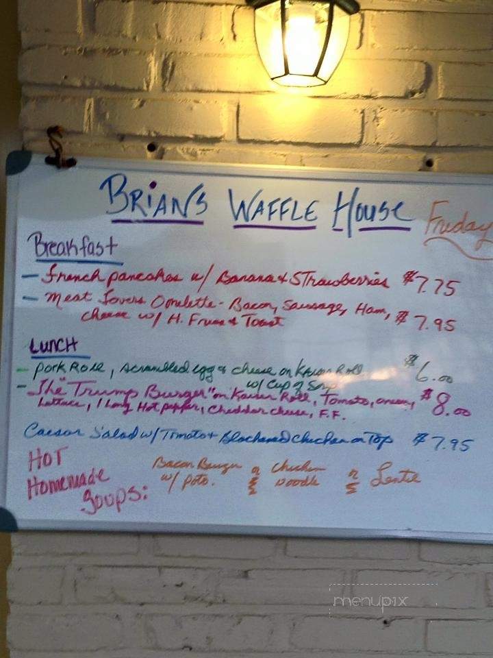Brian's Waffle House - Avalon, NJ menu_pic
