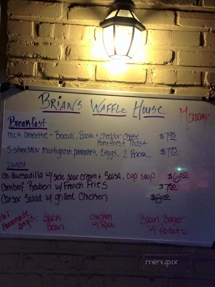 Brian's Waffle House - Avalon, NJ menu_pic