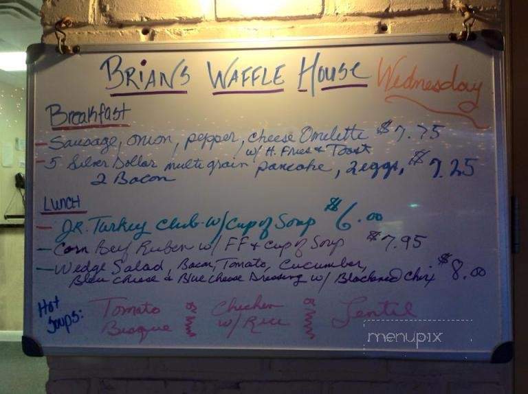 Brian's Waffle House - Avalon, NJ menu_pic